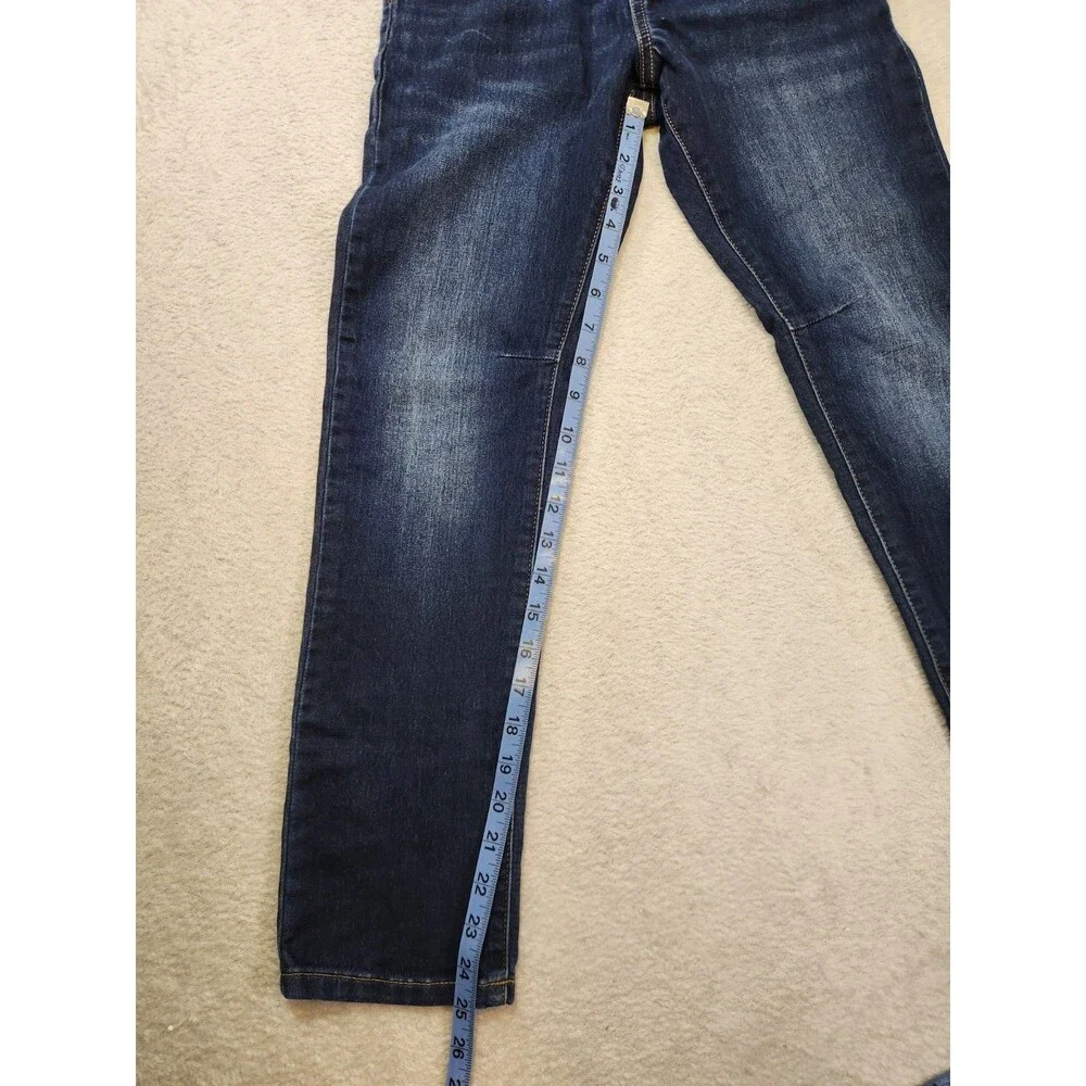 Gap Boys Size Large Denim Jeans Stretch Slim Fit Elastic Waist Pockets